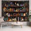 Dark Academia Witchy Apothecary Scene Tapestry Gothic Wall Hanging Potion Shop Decor 150x300cm