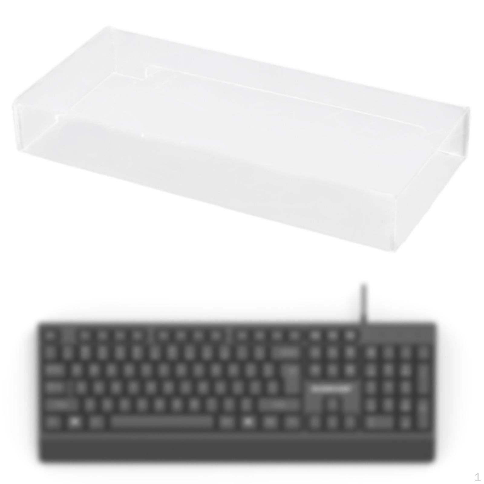 

Чехол для клавиатуры от пыли Акриловый прозрачный Простой искусный пылезащитный Практичный Защита Защитить For 87 Keys