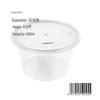 Disposable Plastic Round Food Containers with Lids