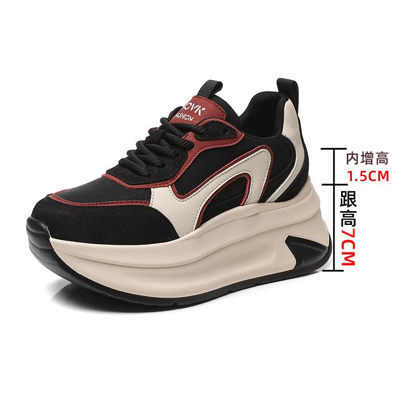 

Leather Forrest Gump shoes women s 2025 spring and autumn new leather training shoes explosion super fire leisure sports Internet celebrity dad shoes 40