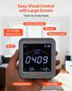 Carbon Dioxide Monitor, CO2 Controller with Temperature and Humidity Display, 4.57m NDIR Sensor Cable Carbon Dioxide Detector, CO2 Sensor for