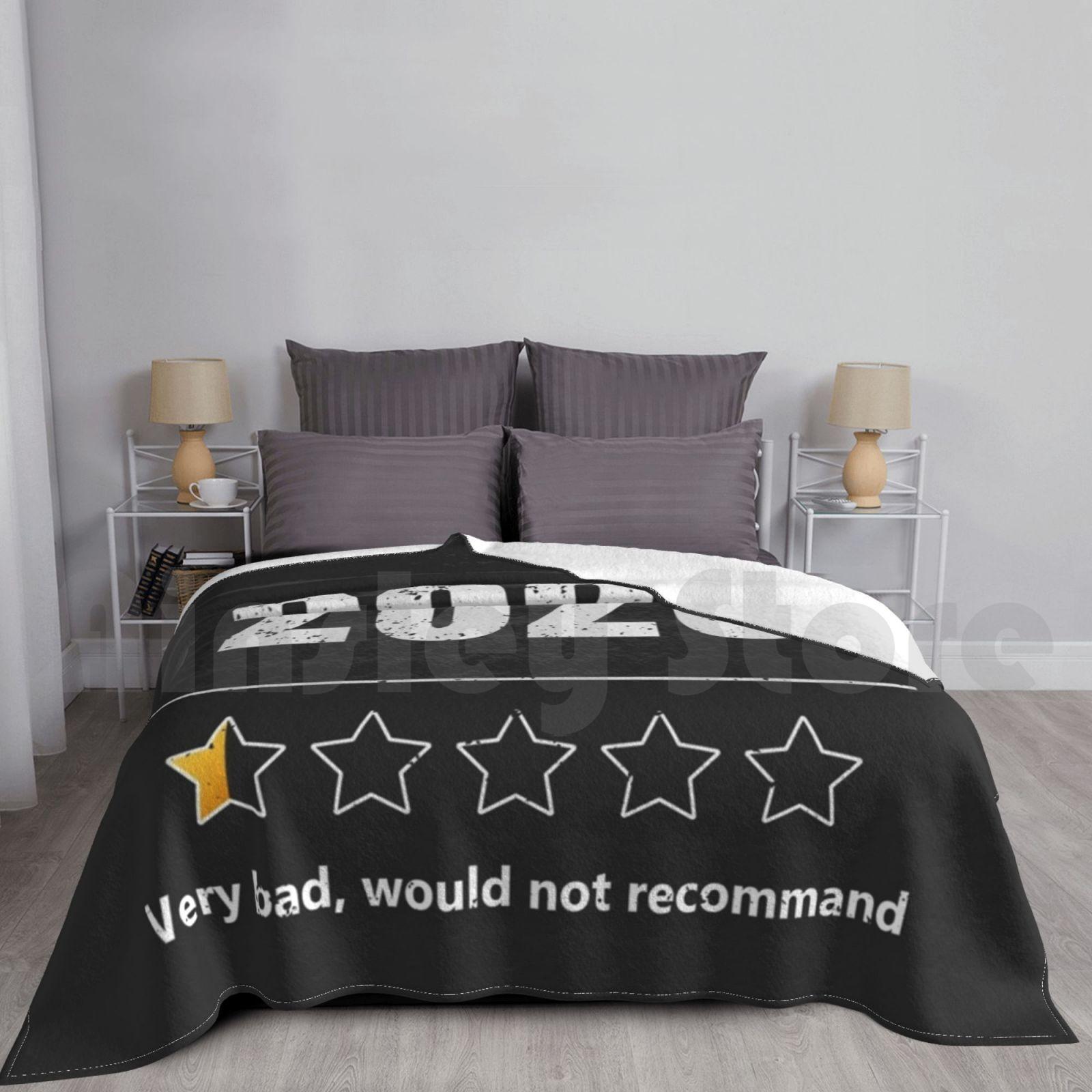 Very Bad , Would Not Recommend Blanket Fashion Custom Bad Recommend Funny Celebrating Size: 75*100cm, Weight: 230 GSM