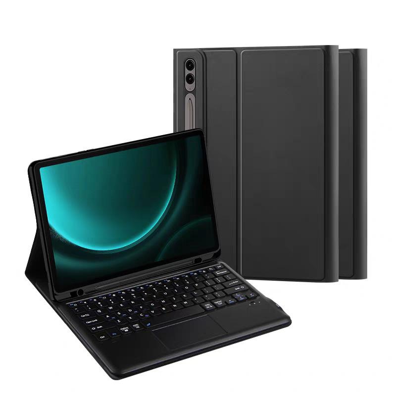Samsung S9 Tablet Case with Touchpad & Backlit Bluetooth Keyboard, Ultra Pen Slot