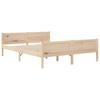 Solid Pine Wood Bed Frame 120 X 200 Cm