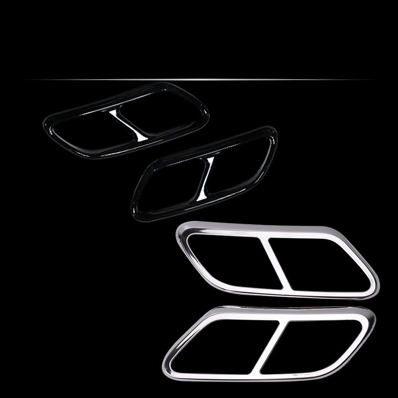 Chrome Decoration Is Suitable for Volvo Xc60 Xc90 S60 V60 S90 V90 Xc40 Tail Throat Decorative Frame