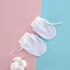 1 Paar atmungsaktive dünne Babyhandschuhe für Neugeborene von 0–12 Monaten, Säuglinge, Anti-Fang-Fäustlinge, Gesichtsschutz, Handschuh, Baby-Zubehör