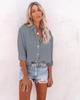 European and American Women's Long Sleeve Casual Lapel Shirt - Autumn/Winter 2020 Collection (Model: MC1033)