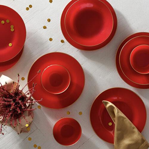 

Обеденный сервиз Karaca Retro Red из 18 предметов на 6 персон