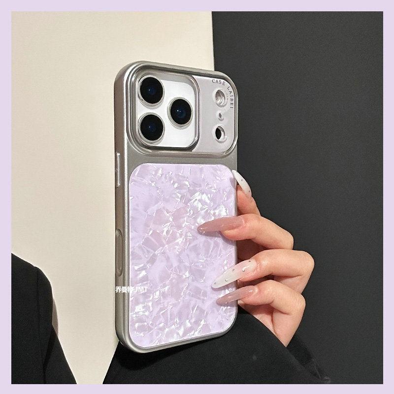 Shell pattern changes 17 seconds for Apple 17 Pro mobile phone case, new iPhone16 large window 14/15 protective case