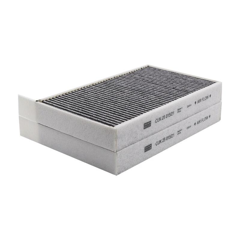 

Для Tesla Model 3 Model Y EV MANN FILTER CUK25015/1-2 2 шт. Салонный фильтр с активированным углем 1107681-00-A 1107681-00-B