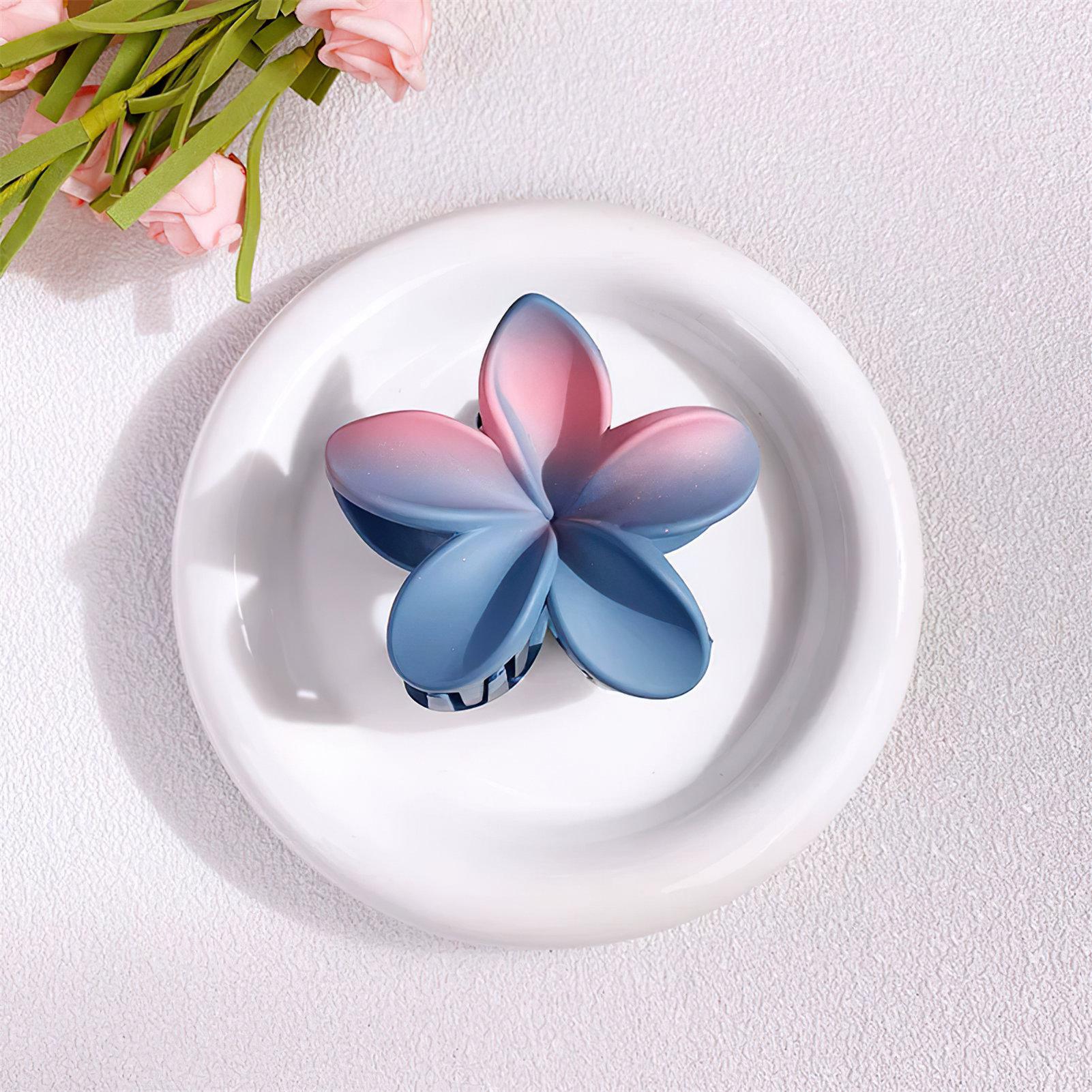 

Матовий градієнтний квітковий затискач для волосся Дівчата Елегантний Милий Квітковий Затискачі для волосся Шопінг Подорожі Головний убір Аксесуари Пляжні Затискачі для волосся