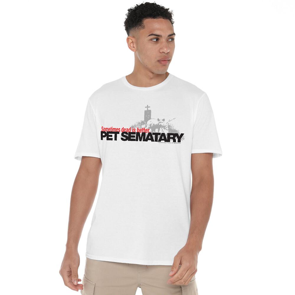 Pet Sematary Logo T-Shirt S-2XL White XXL
