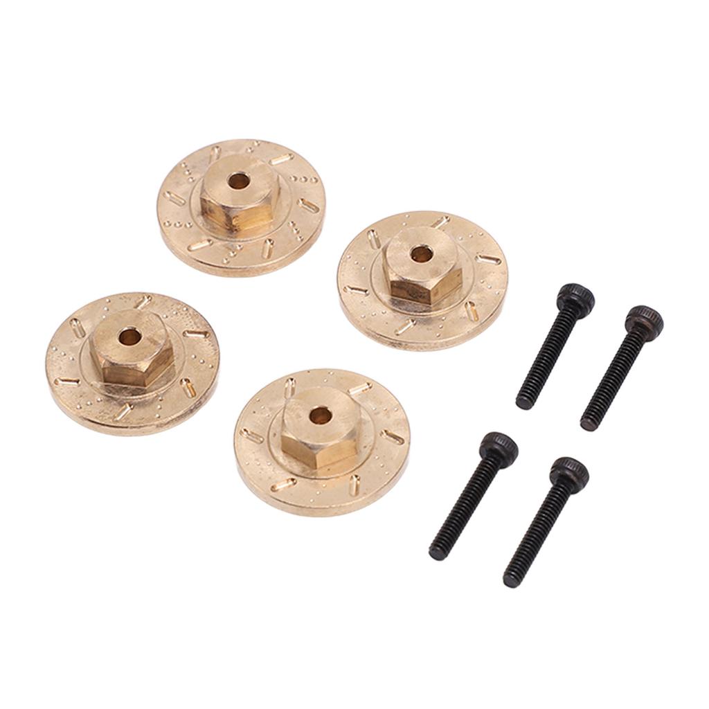 RC Brass Hexagonal Counterweight Adapter Wheel Weights Hex Adapter for Kyosho for Mini Z for Wrangler 1 18 1 24 RC Car