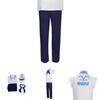 One Piece Marine Soldier Uniform Cosplay Costume White Polyester Material