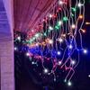 Sople 500 LED Christmas Lights Curtain Garland Light Multicolor