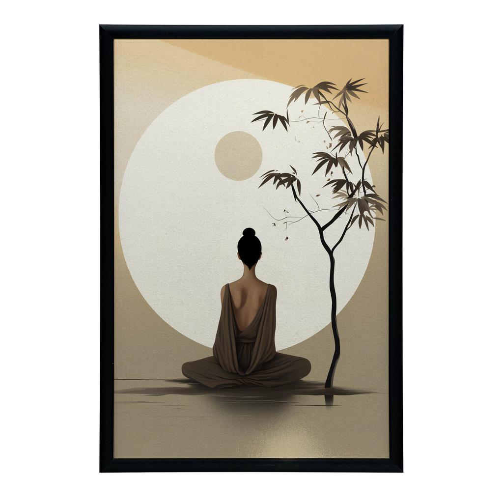 Spokój W Równowadze Spokój W Równowadze, 30X40 Cm, Bez Ramy, Płótno Premium Na Blejtramie