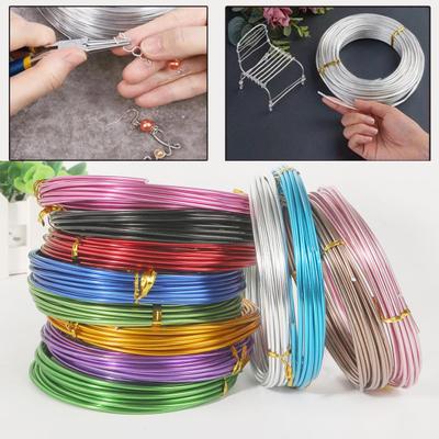 1 Roll Craft Bezel Wire Lustrous Electroplate Metallic Flexible DIY Bracelet