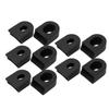 5 Pair RISK Silicone Mountain Bike Crank Cover Road Bicycle Crankset Protective Case Cycling AccessoryBlack