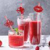 24 Valentine's Day Paper Straws Disposable Straw Decoration Disposable Paper Straw Party Decoration Supplies