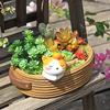 Practical Plant Pot Attractive Drain Hole Design Create Vitality