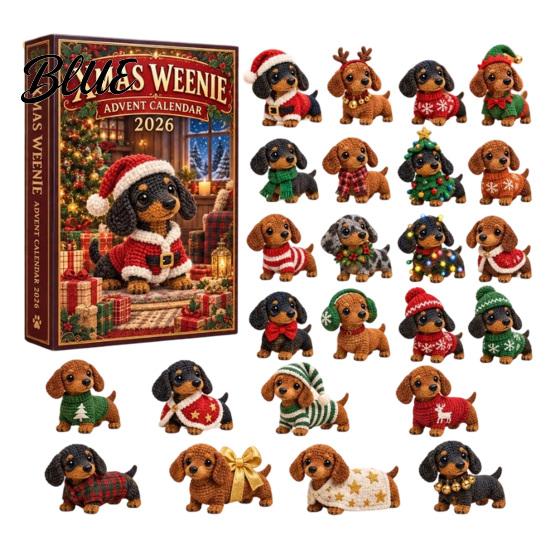 Pensierini per il Calendario dell'Avvento 24 Giorni Set Ornamenti Animali Bambini 2026 Acrilico 2D con Natale