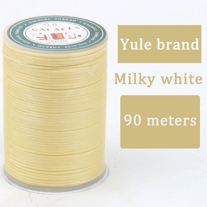DIY Hand Sewn Leather Goods Wax Thread 0.8mm Hand Sewn Flat Wax Thread Leather Foreskin Leather Hand Sewn Thread