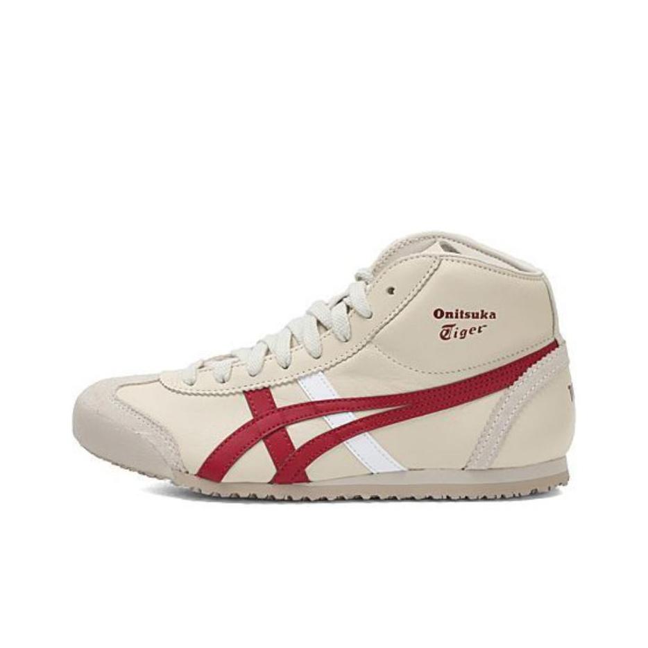 ONITSUKA TIGER Mexiko Mid Runner Lässige Bequeme Mid-Top Sneaker Unisex Sneaker Beige HL328-0226