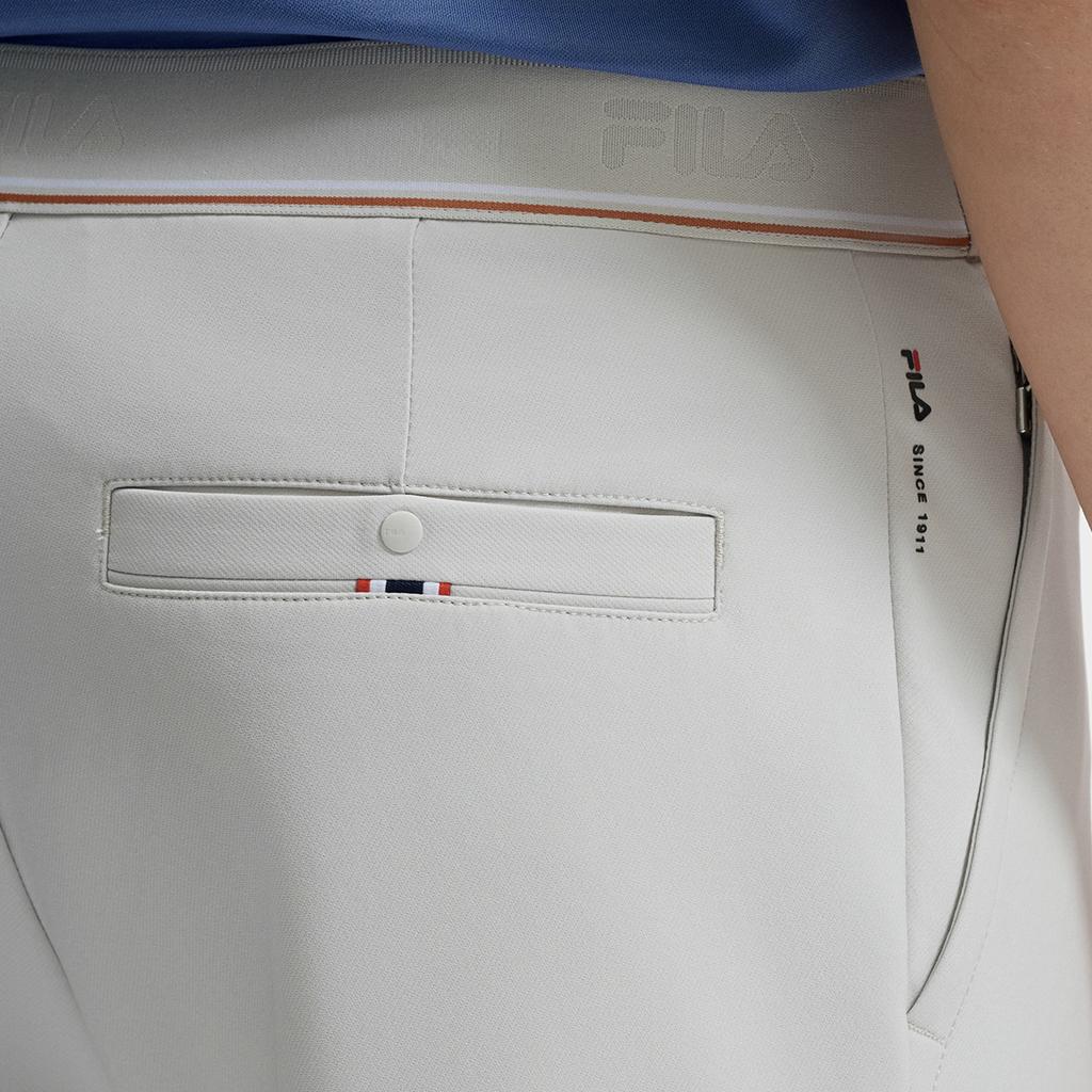 FILA The Louvre Palace Minimalist High-Quality Straight-Leg Casual Pants Men bottoms Gravel-Gray F11M431804FGY