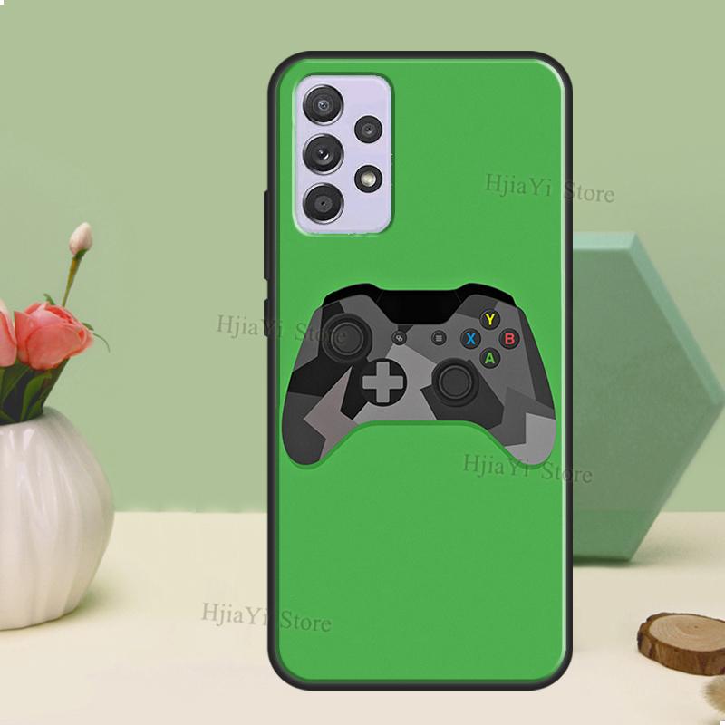 Cool Gaming Controller Case For Samsung A54 A34 A24 A14 A51 A71 A12 A22 A32 A52 A72 A73 A33 A53 A13 Back Cover