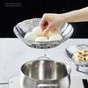 Stainless Steel Folding Dish Steam Lotus Leaf Shape Expandable Steamer Plate Multi-Function Steamer Rack Universal Pot Fit