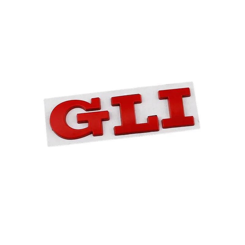 3D Metal Letters GLI Logo Rear Trunk Emblem Badge Sticker Car Decal for Volkswagen VW Jetta Golf MK2 MK4 MK5 MK6 MK7 Accessories zd0