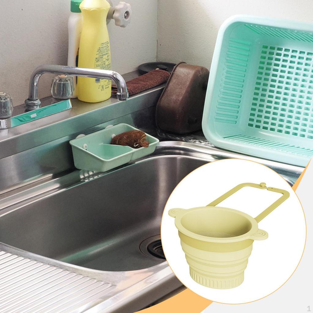 Food Waste Catcher ,Hanging Sink Strainer Colander, Home Quick Draining Kitchen Drain Basket