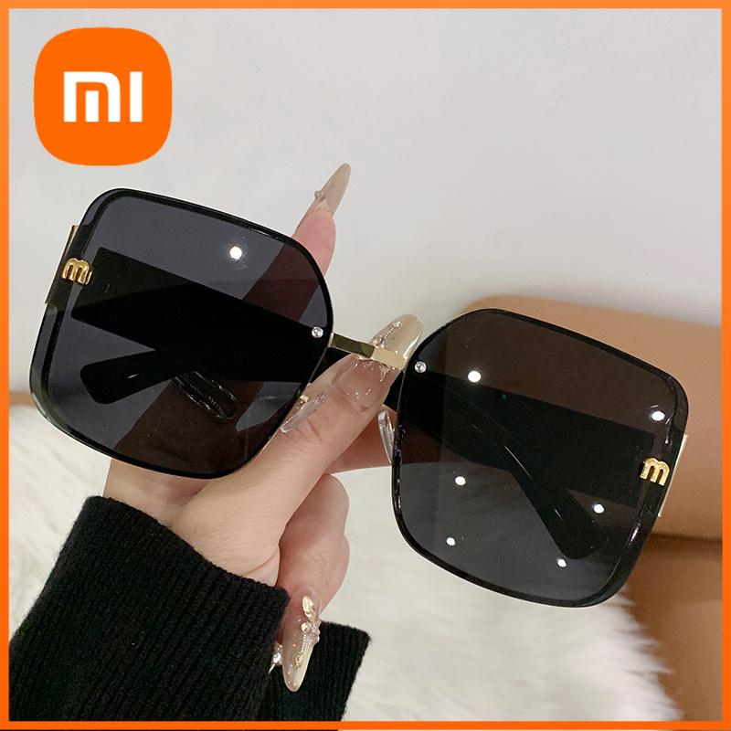 Xiaomi Fashionable High-end Sunglasses Trendy High-end Large Frame Uv Anti-light Glasses For Women 90316