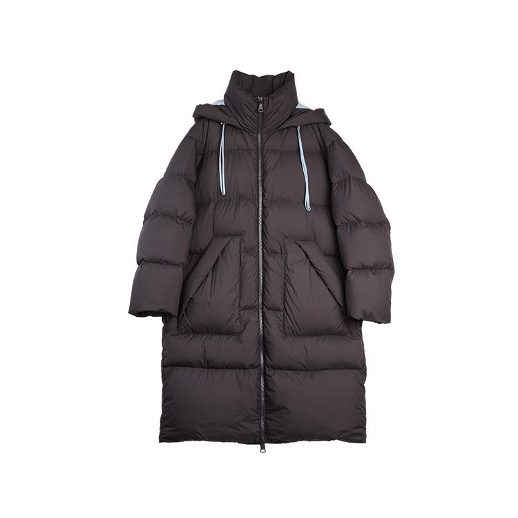 ELLE French Fashion Design Casual Loose Versatile Basic Long Sleeve Hooded Warm Down Jacket Women Outerwear EY52049