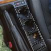 Carbon Fiber for BMW E46 1998-2006 Gear Shift Warning Button & Cup Holder Trim – Black Carbon Fiber Interior Panel Deco Cover.