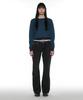 PARTIMENTO WOMEN Pwc Two-Way Pocket Knit Crew_Teal Stripe
