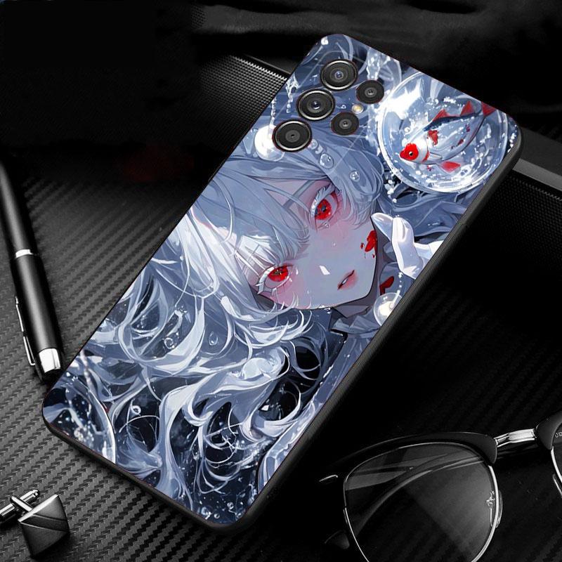 Phone Case For Samsung Galaxy S26 S25 S24 S23 S22 Ultra S23 S22 S25 Plus S24 FE S26Edge Anime Girl Art