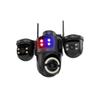 ICSEE 3-Lens WiFi Surveillance Camera with Warning Light for Indoor/Outdoor Use