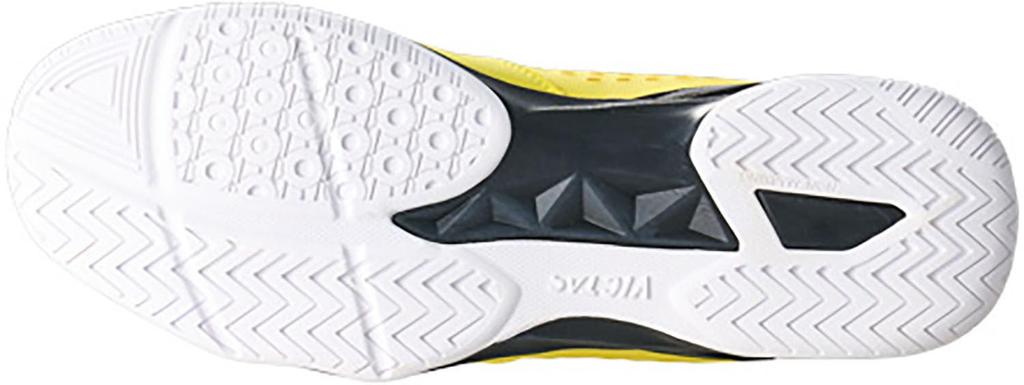 Victorus Trian Evolve V Table Tennis Shoes with Removable Insole, Lime Green, Sizes 22.5cm - 29.0cm, 25.5cm