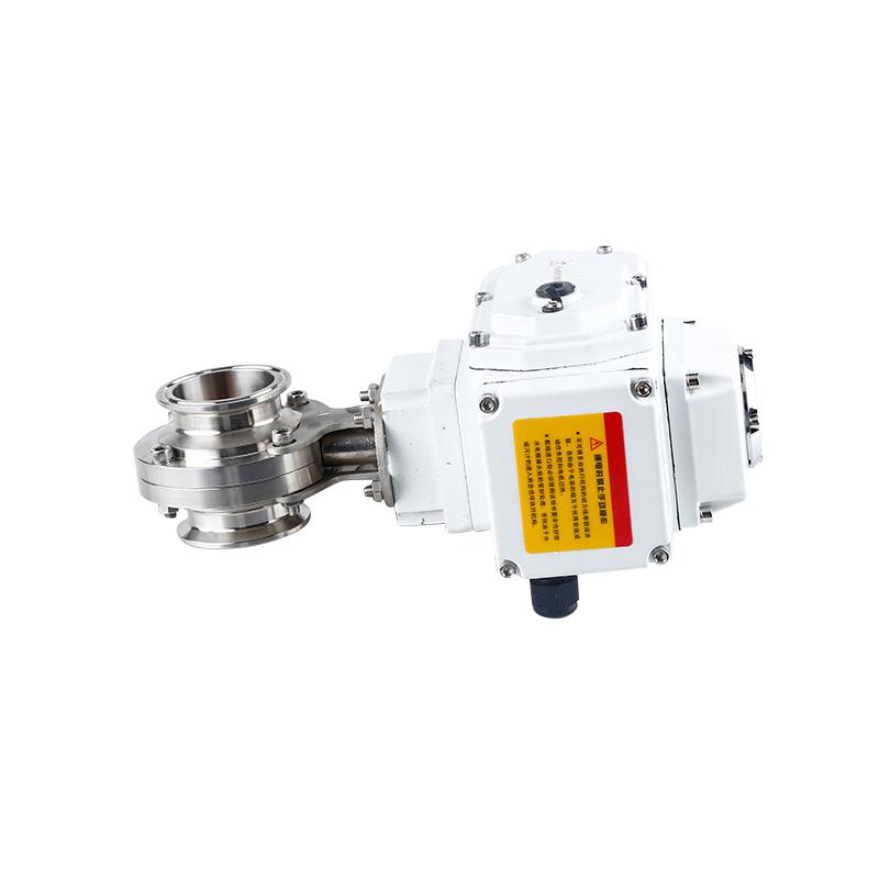 19-108mm Pipe 1.5" 2" -4" Tri Clamp 304 316L Stainless Steel Sanitary Butterfly Valve With Electric actuator For Home Brew