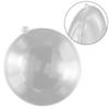 10pcs Plastic Clear Flat Ball Home Decor Wedding Candy Christmas Gifts Box 7-11cm DIY Ornament Garden Bauble Jewelry Gifts