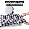 1set 76x182cm Waterproof Red White Plaid Picnic Table Cover Birthday Party Decoration Table Cover Birthday Party Supply