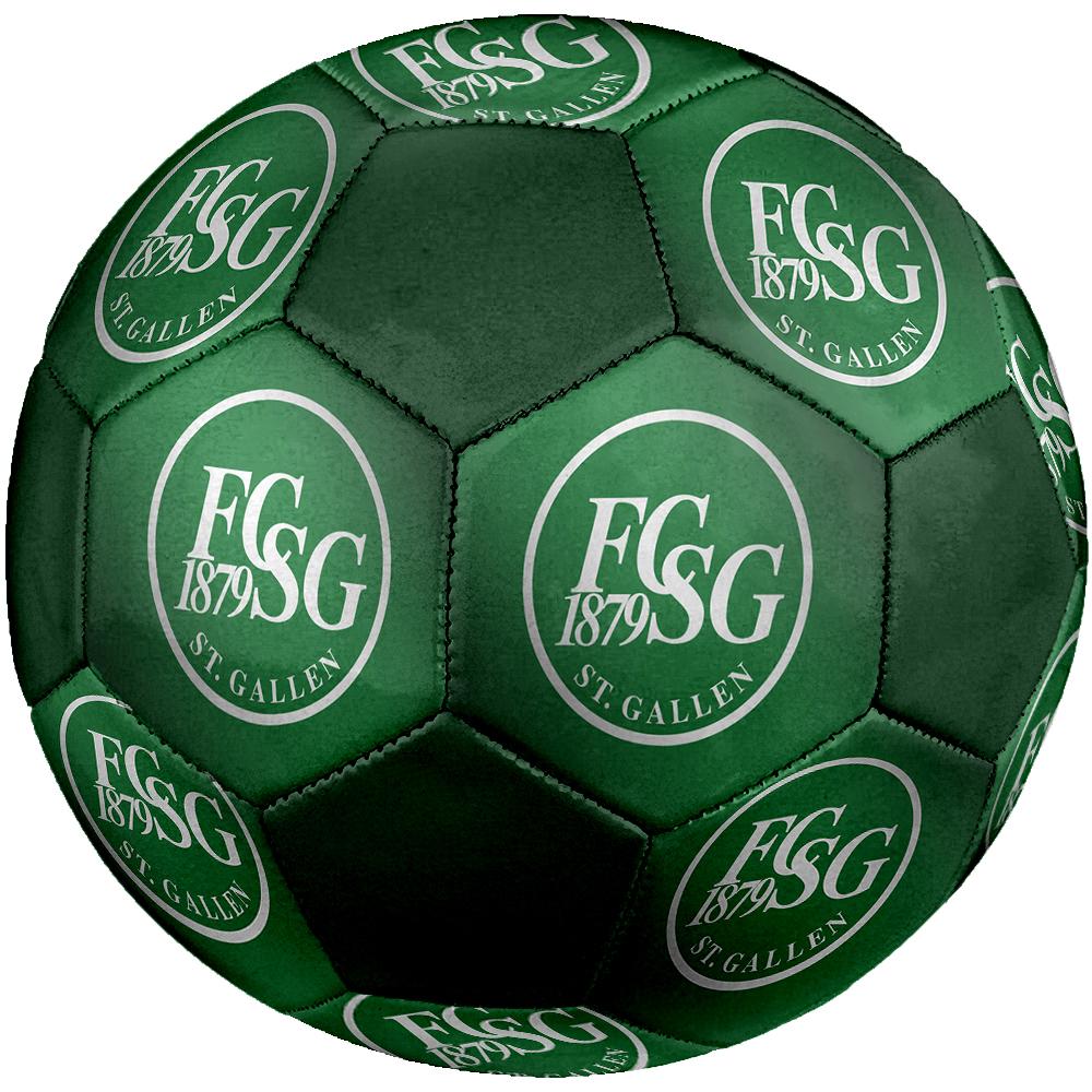FC St.Gallen Size5 Soccer Ball, Colorful, Suitable for All Ages, Machine-stitched, PVC Material, Competition Grade,durable and High Bounce