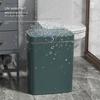 Smart Bathroom Trash Can Automatic Bagging Electronic Trash Can White Touchless Narrow Smart Sensor Garbage Bin Smart Home
