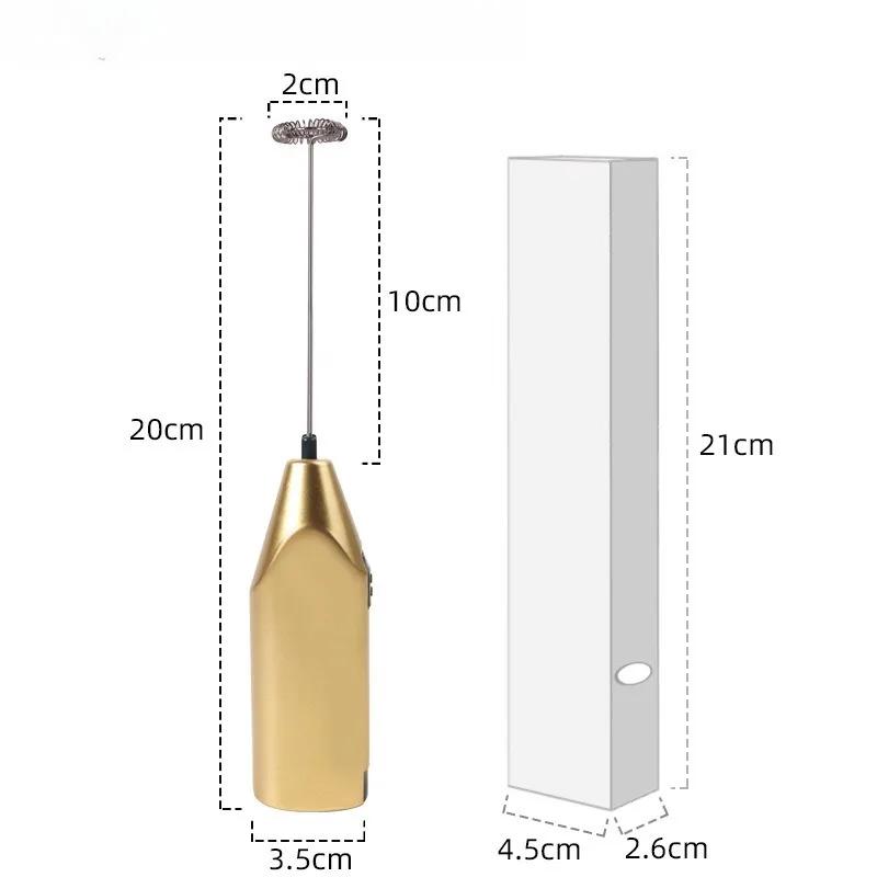 Electric Handheld Milk Frother, Coffee Whisk, Frappe Maker, Drink Stirrer, and Egg Beater – Versatile Kitchen Appliance