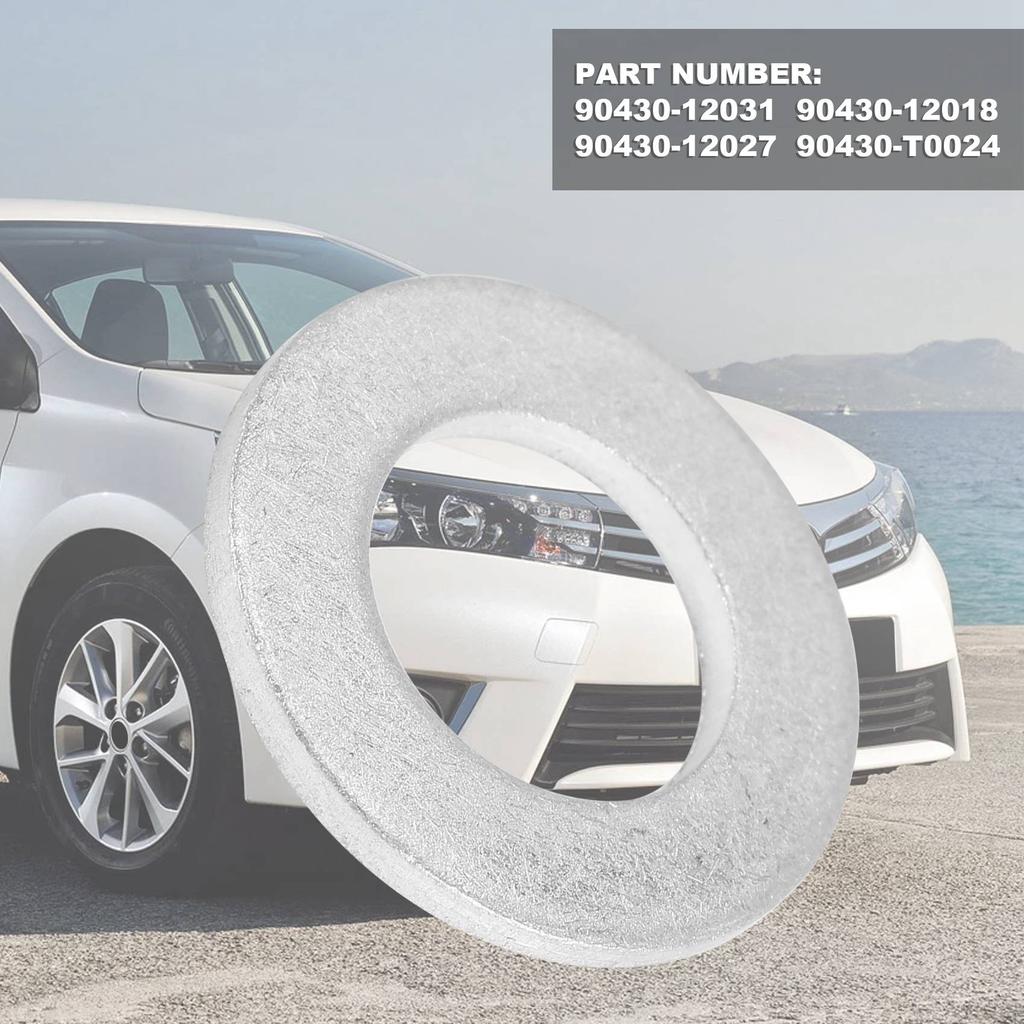 G9-100PCS Oil Drain Plug Gaskets Crush Washers Seals Rings 12Mm Hole For Toyota For Scion For Lexus 90430-12031 9043012031
