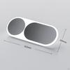 Pare-soleil de voiture Miroir de maquillage Universel Remplacement Installation facile Portable Auto Miroir de courtoisie Haut