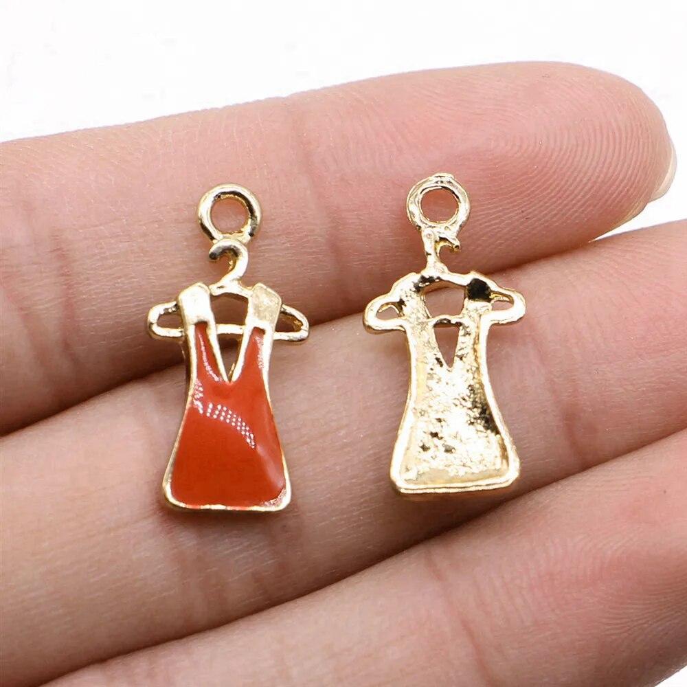 

Одежда, эмаль, подвески, подвески, подарок, изготовление ювелирных изделий A08-10pcs-13x11mm