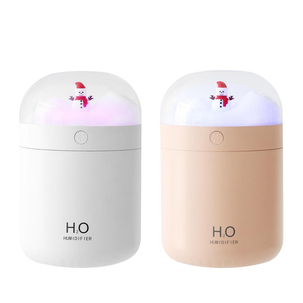 Portable Humidifier Compact 2 Spray Modes Auto Shut Off with Colorful Light for Office NightStand Bedroom Indoor Home Decoration
