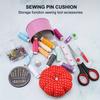 1Pcs Pin Cushions Pumpkin Shaped Sewing Needle Pad Pincushions for Sewing with Wristband, Sewing Accessory For DIY Craft